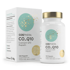 Cosphera Coenzym Q10 Kapseln - Dose mit Verpackung