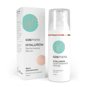 Cosphera Hyaluron Performance Serum- Spender und Verpackung