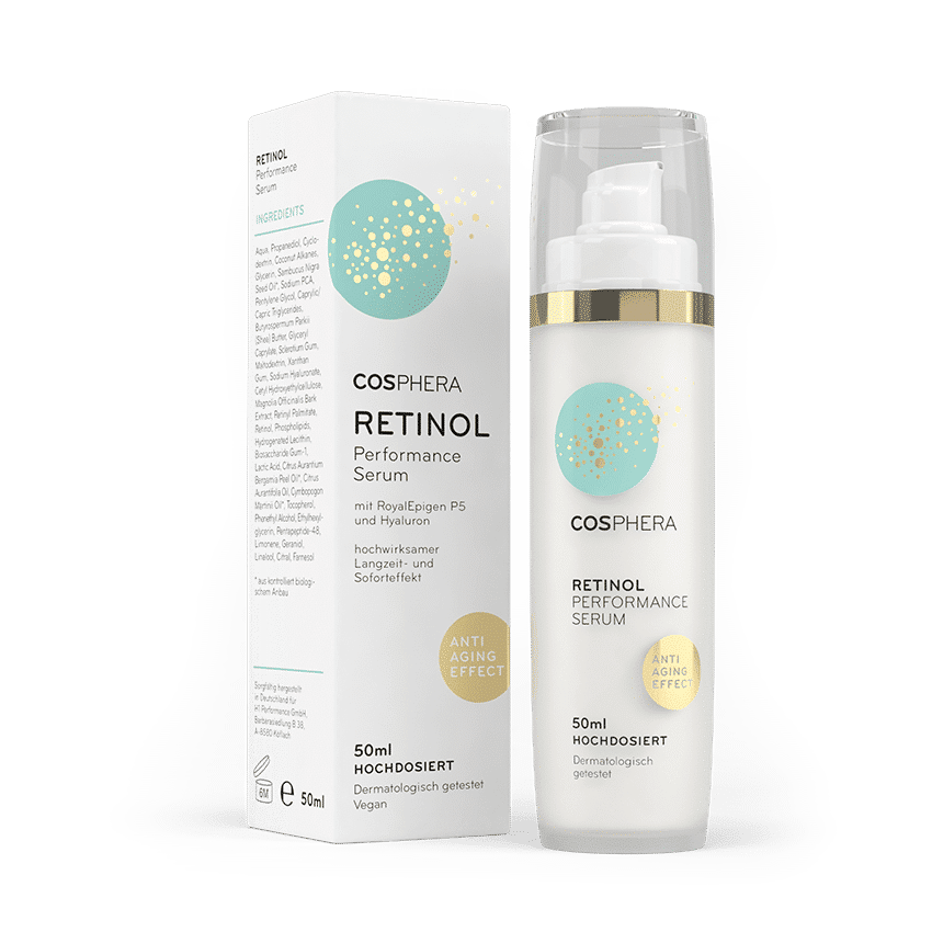 Cosphera Vitamin C Performance Serum - Spender und Verpackung