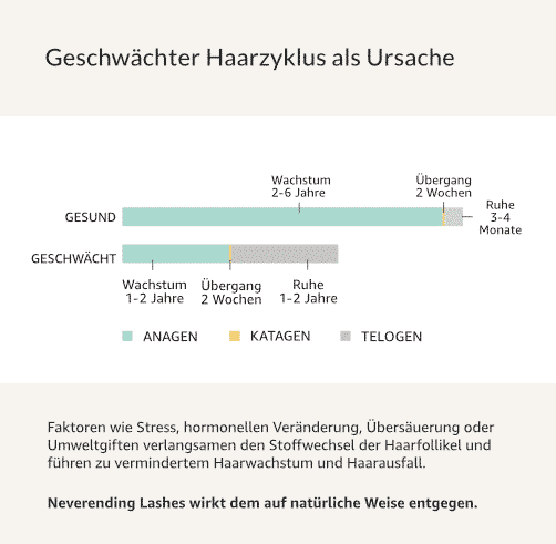 Haarwachstum Statistik