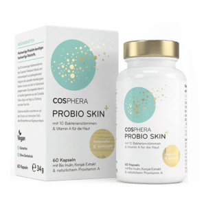 Cosphera Probio Skin+ - Dose mit Verpackung