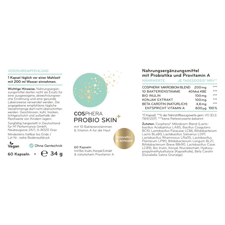 Cosphera Probio Skin+ Beschreibung
